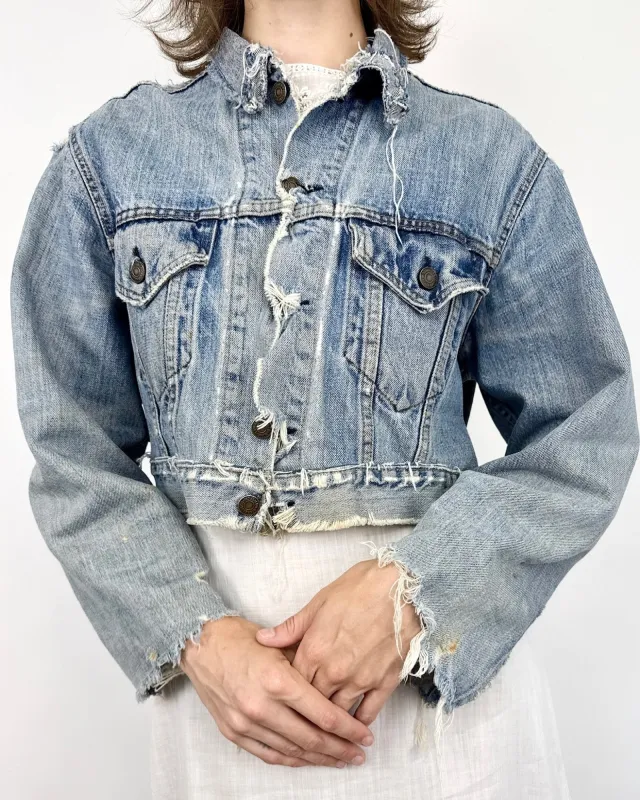 Thrashed AF Levi's Jacket sold by Feathers Vintage