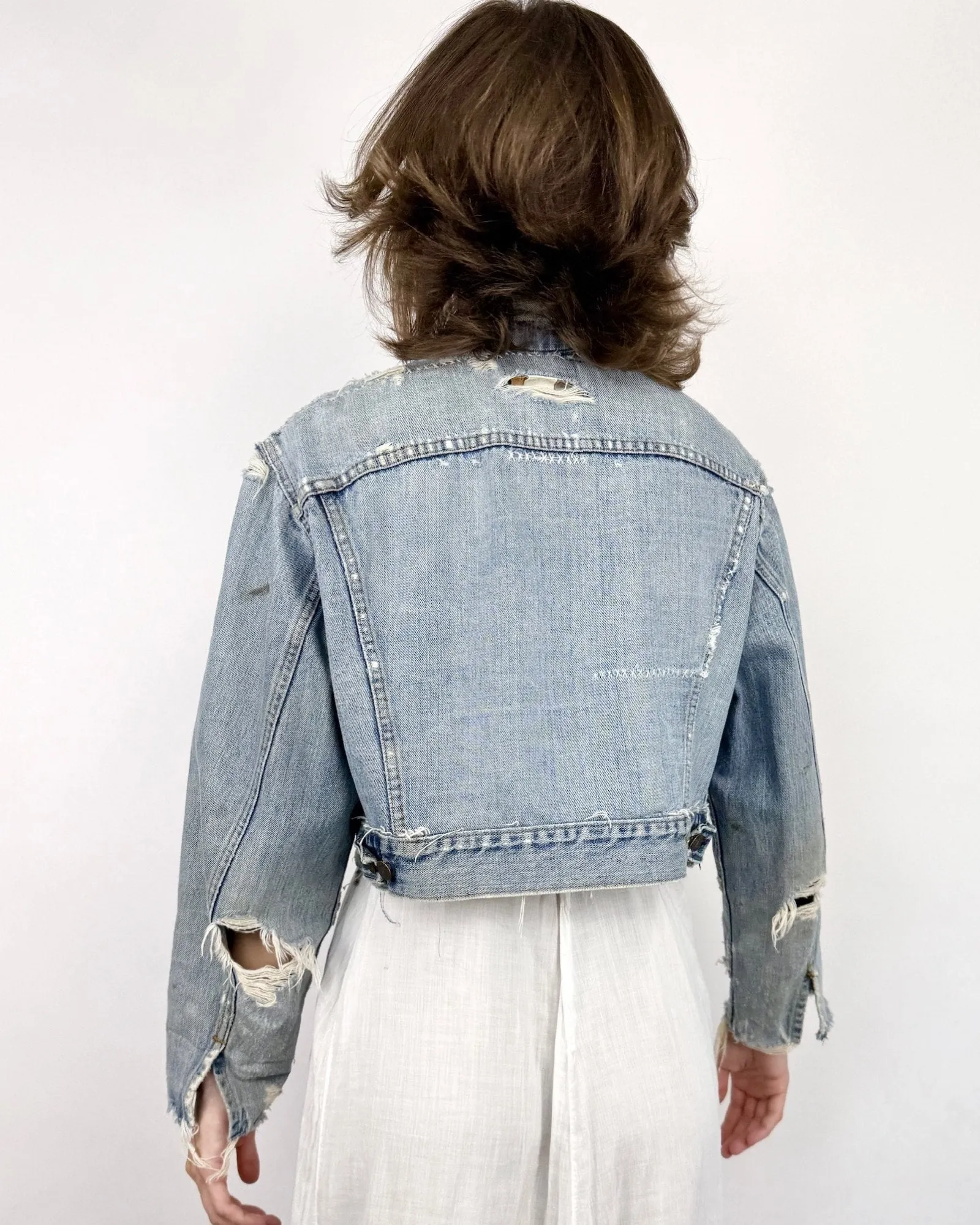 Thrashed AF Levi's Jacket sold by Feathers Vintage product image thumbnail 5