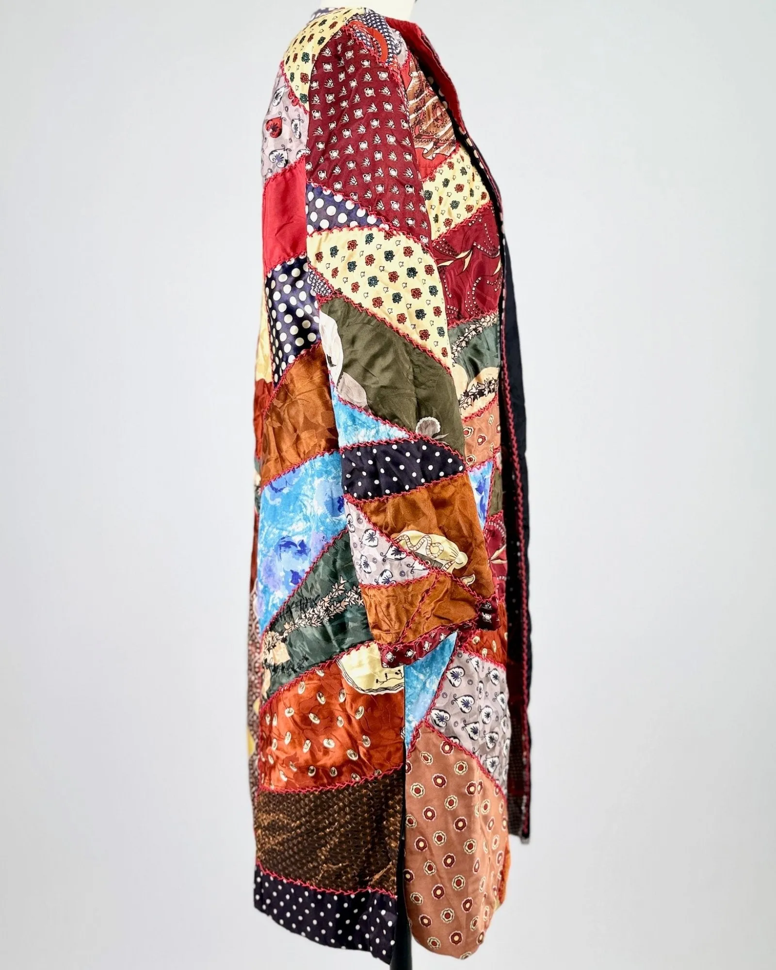 Quilt While You're Ahead 50s Patchwork Jacket sold by Feathers Vintage product image thumbnail 4