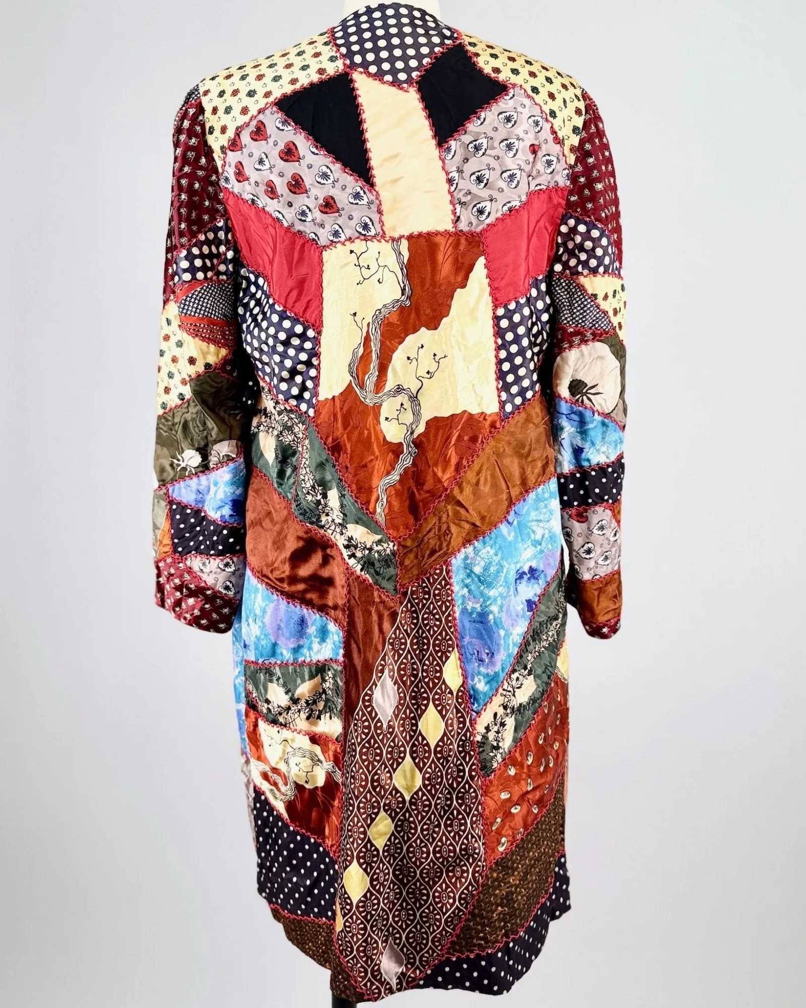 Quilt While You're Ahead 50s Patchwork Jacket sold by Feathers Vintage product image thumbnail 5