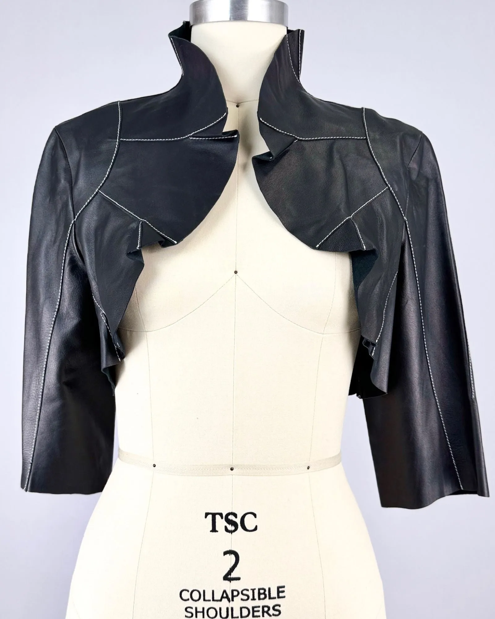 Vamp It Up David Rodriguez Cropped Jacket sold by Feathers Vintage