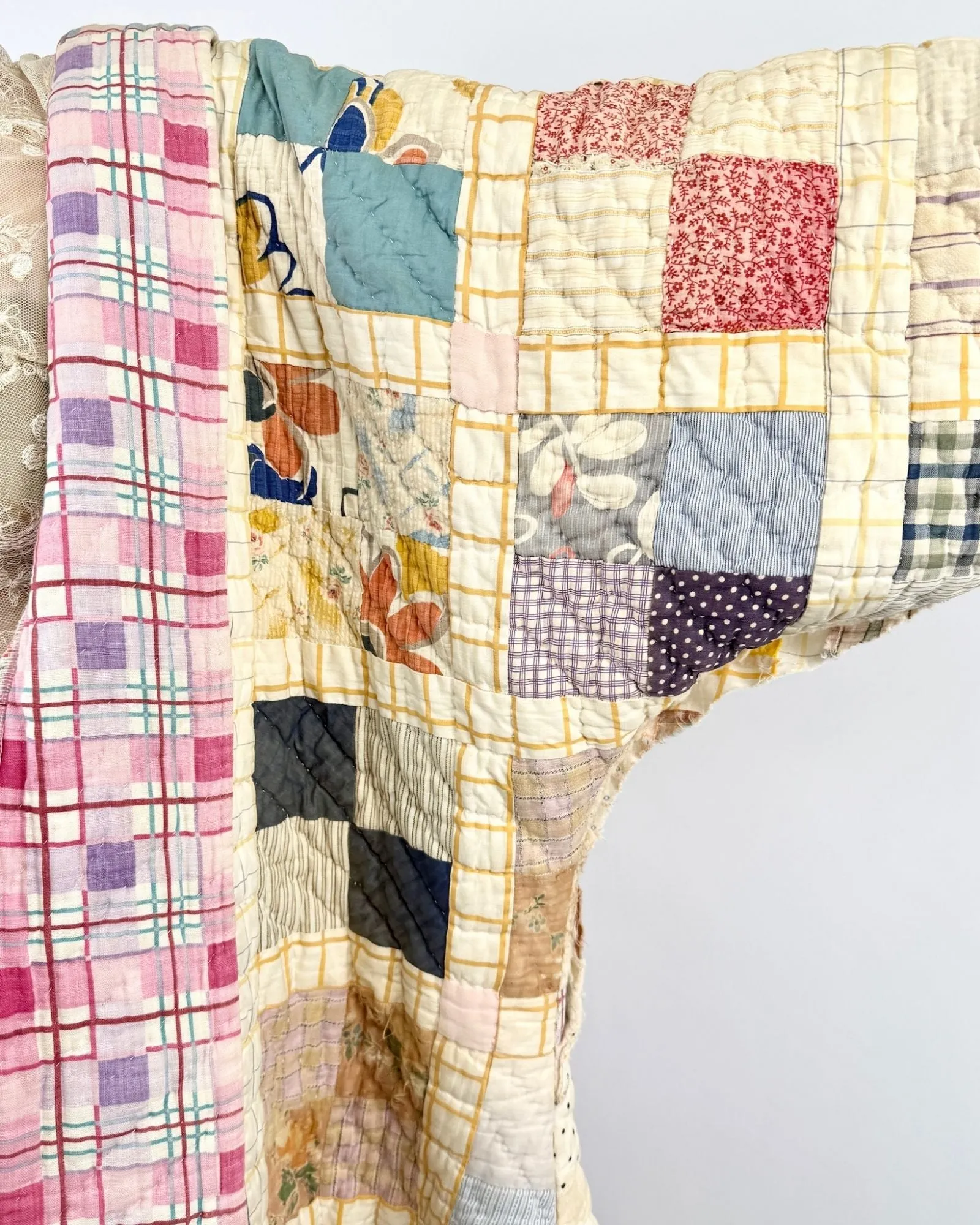 All Bundled Up Patchwork Quilt Duster sold by Feathers Vintage product image thumbnail 2