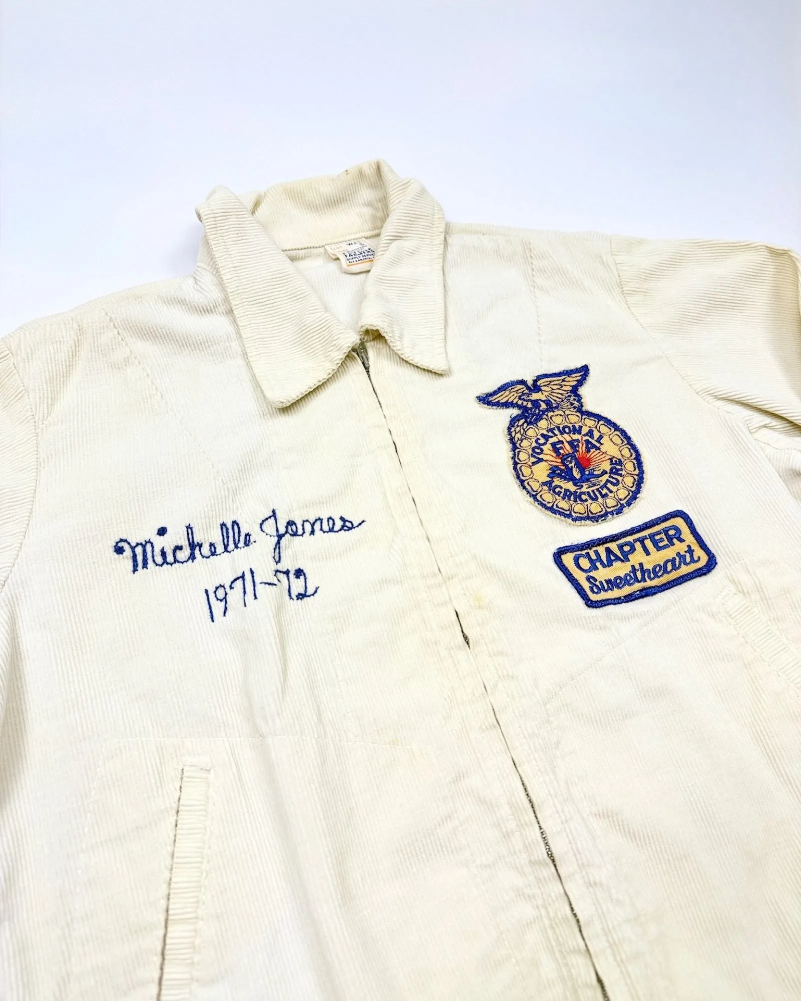 FFA Sweetheart Cord Jacket sold by Feathers Vintage product image thumbnail 2