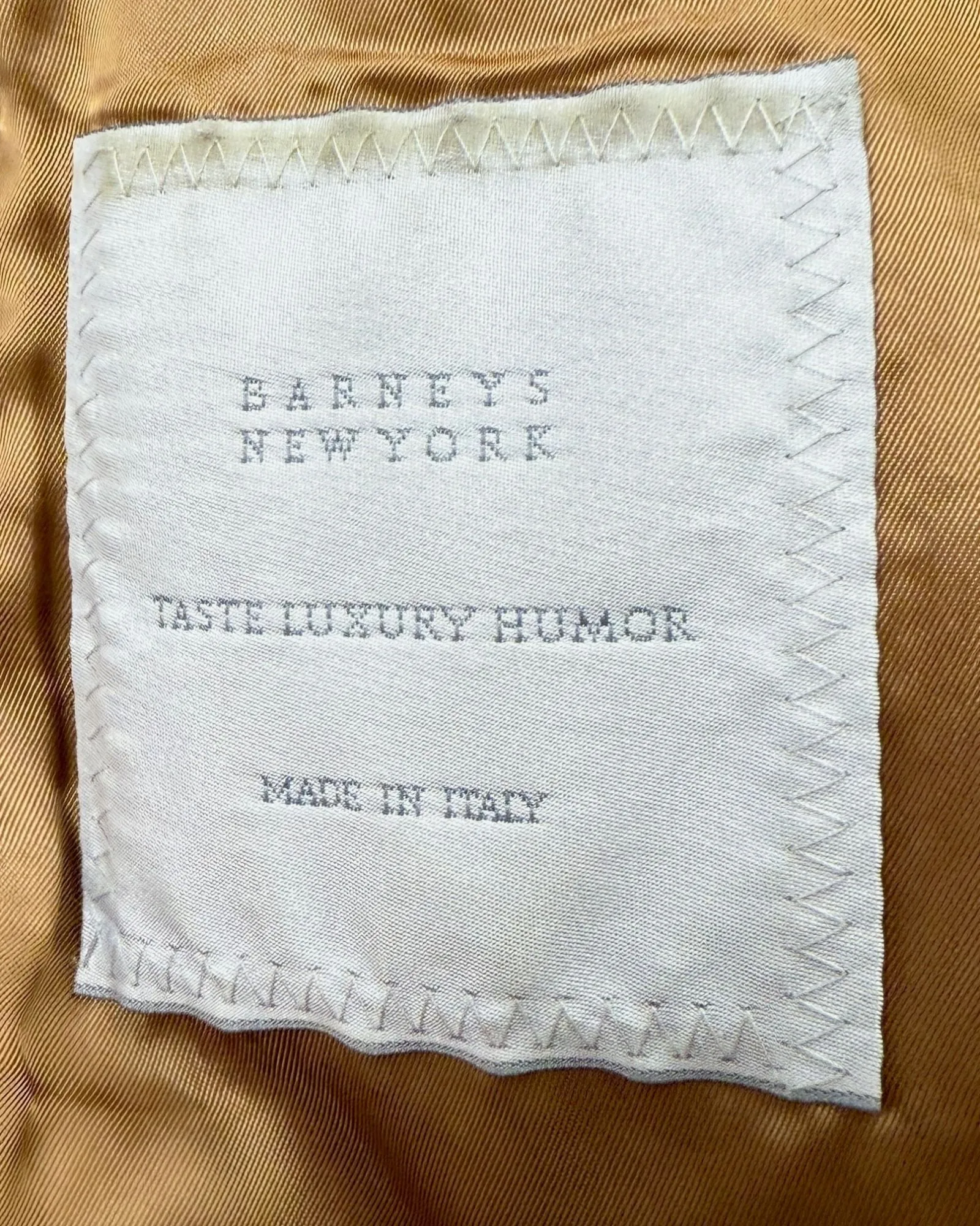 Barney's Tan Suede Snap Jacket sold by Feathers Vintage product image thumbnail 5