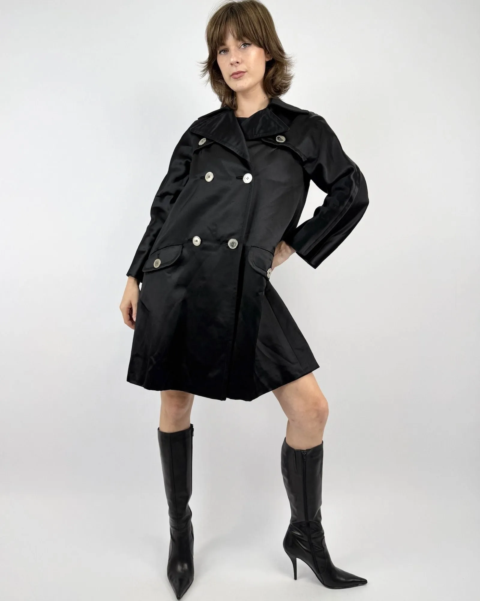 Rudi Gernreich Midnight Strikes Peacoat sold by Feathers Vintage