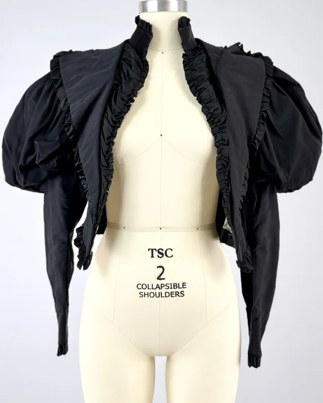 Crimson Peak Victorian Mourning Jacket sold by Feathers Vintage