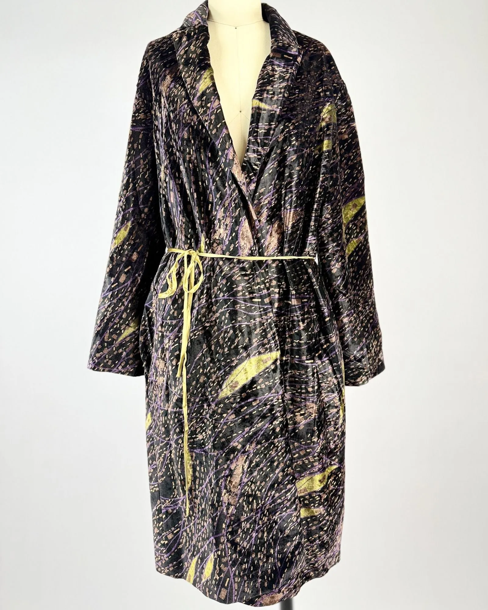 Purple Rain Silk Velvet Jacket sold by Feathers Vintage