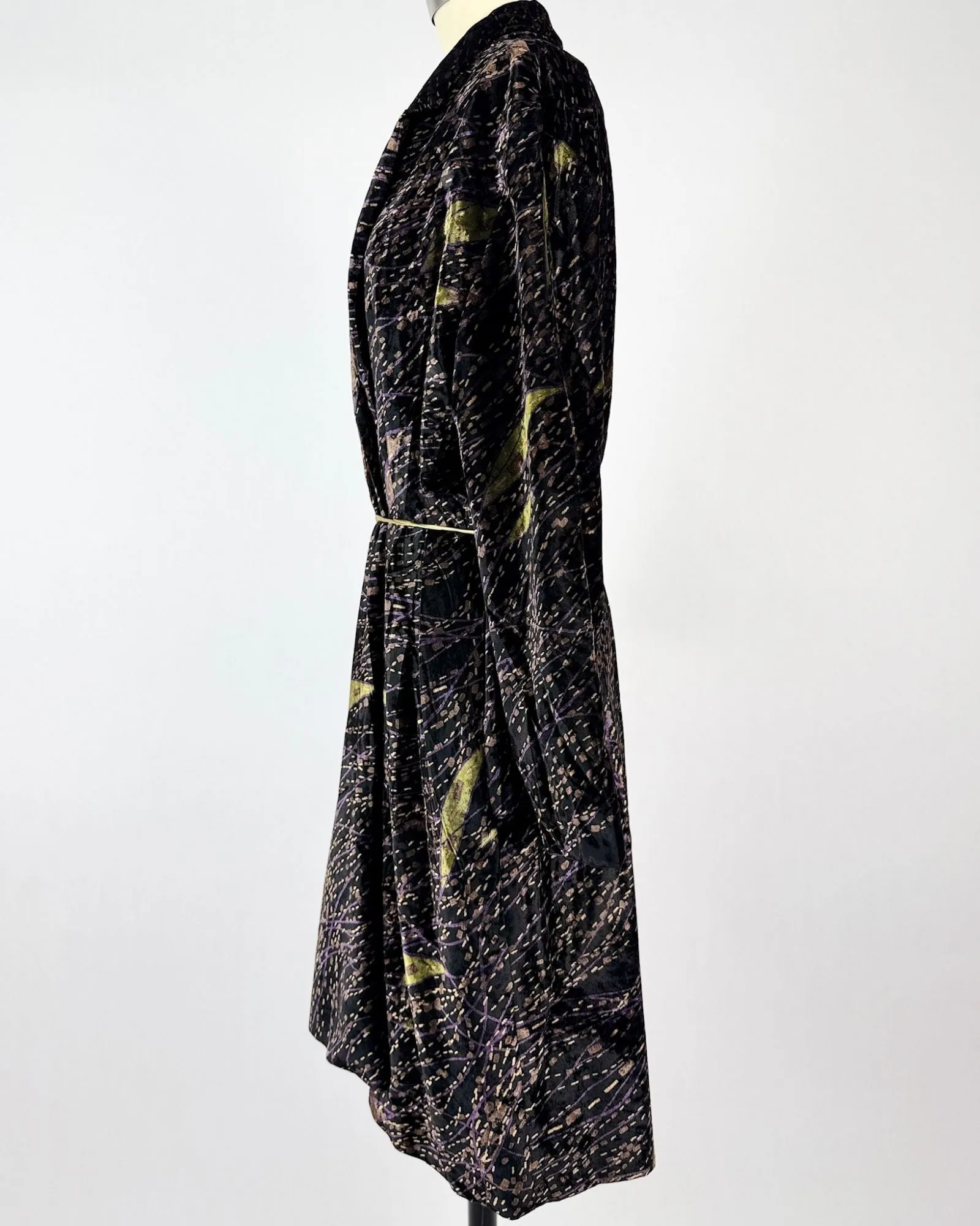 Purple Rain Silk Velvet Jacket sold by Feathers Vintage product image thumbnail 3