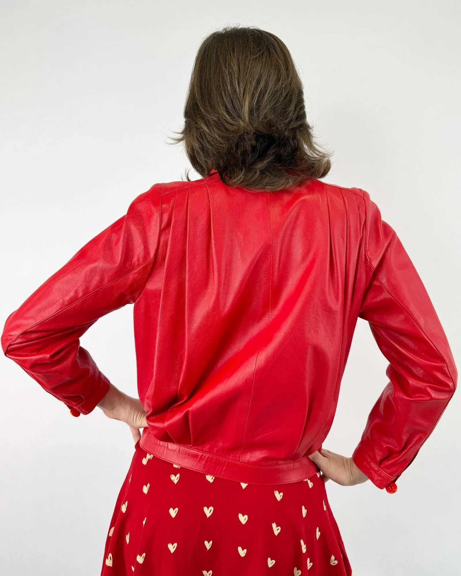 80's Cherry Bomb Leather Jacket sold by Feathers Vintage product image thumbnail 5