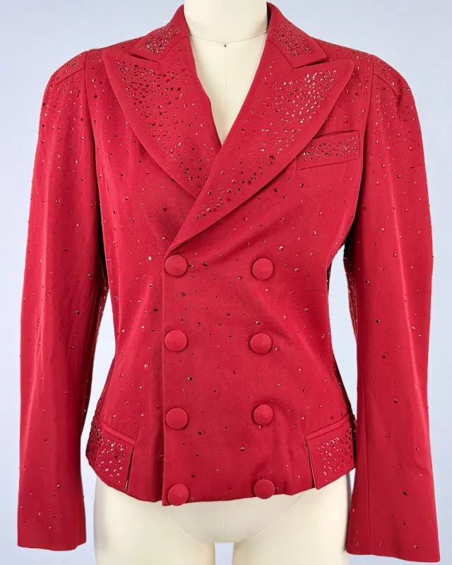 Jean Paul Gaultier Bedazzled Jacket sold by Feathers Vintage