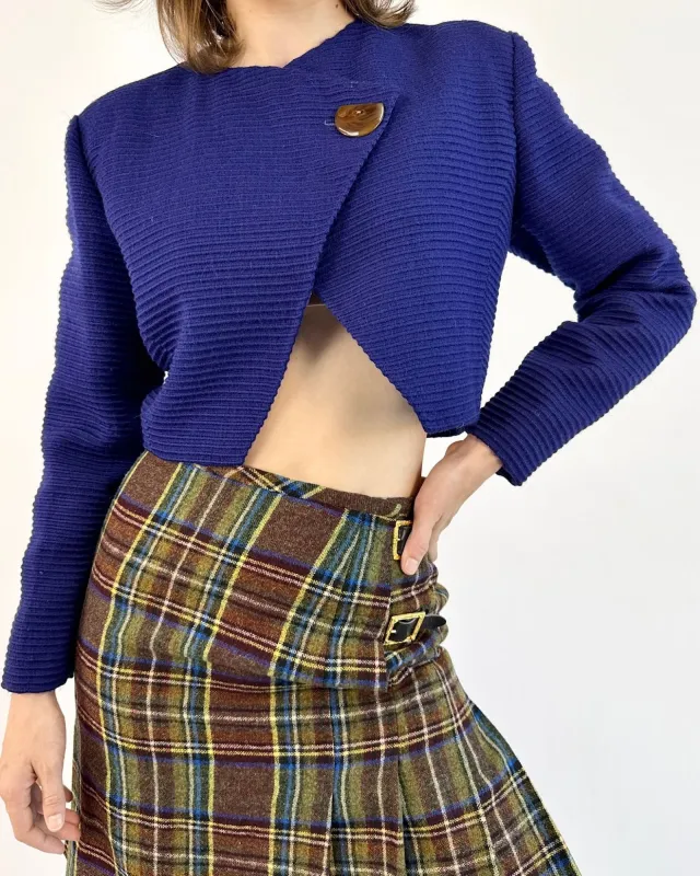 Geoffrey Beene Cropped Jacket sold by Feathers Vintage