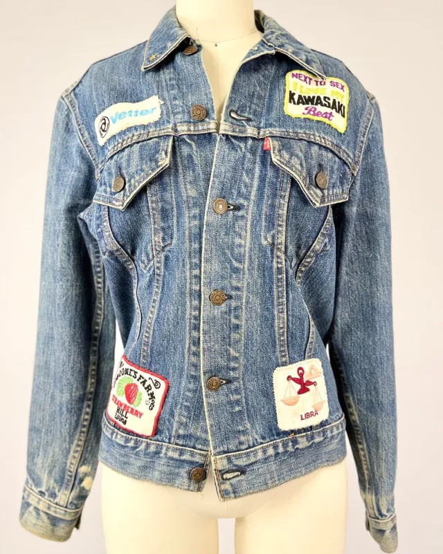 70's Levi's Type 3 Patched Jacket sold by Feathers Vintage
