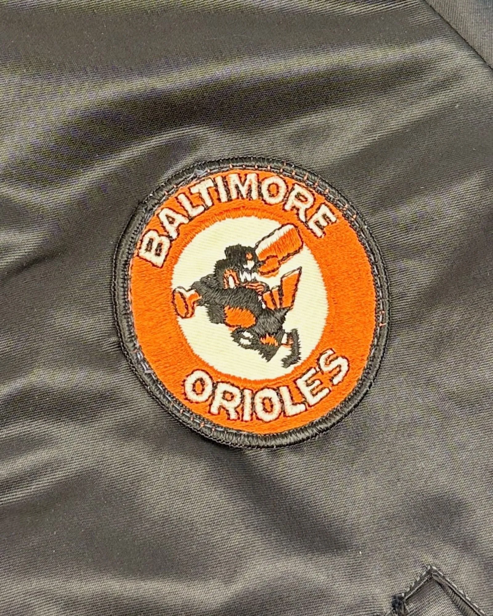Baltimore Orioles Baseball Jacket sold by Feathers Vintage product image thumbnail 2