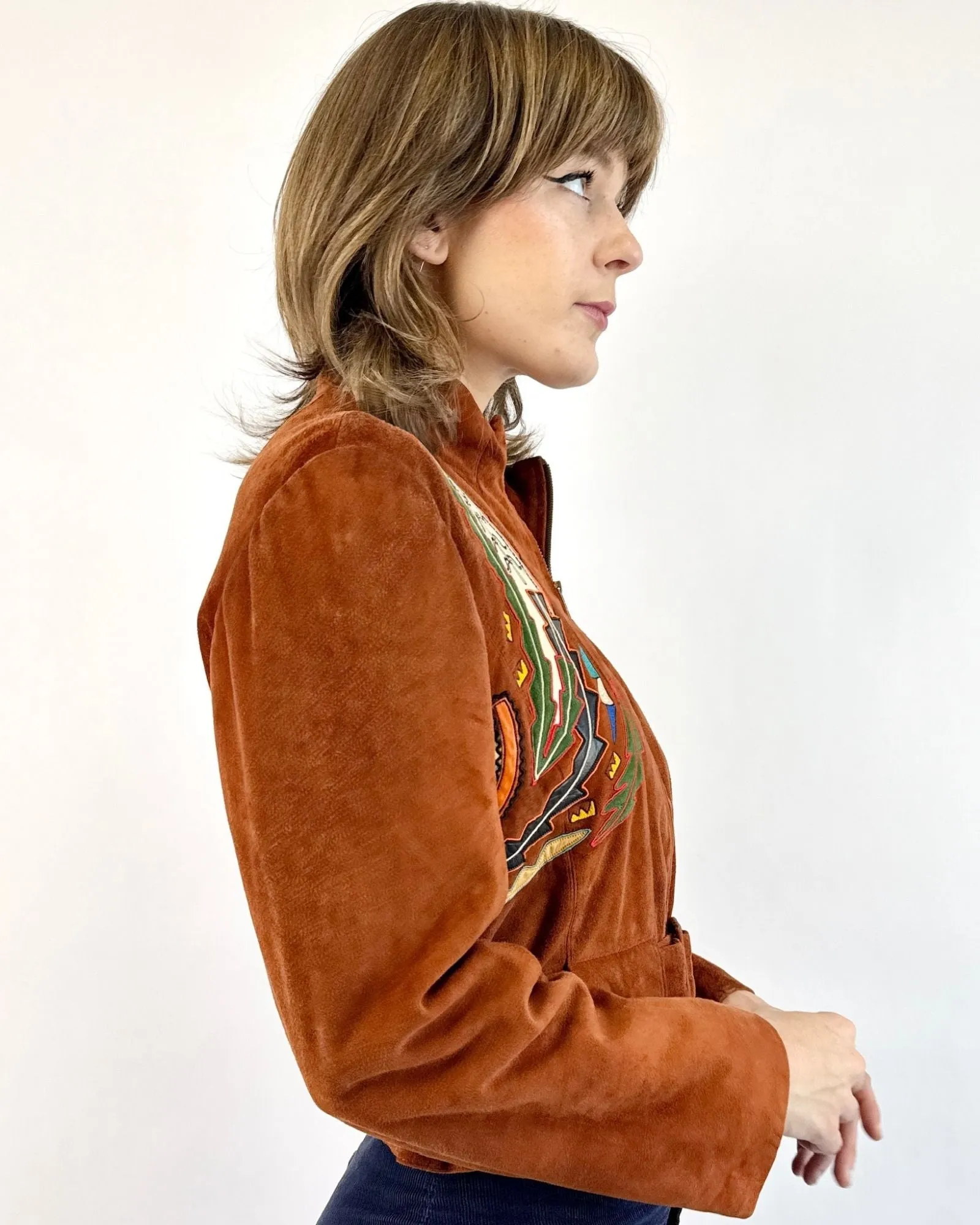 Jean Claude Jitrois Deadstock Applique Jacket sold by Feathers Vintage product image thumbnail 3