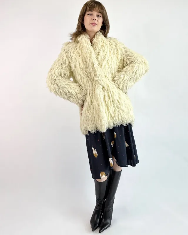 Textural Tundra Yarn Coat sold by Feathers Vintage