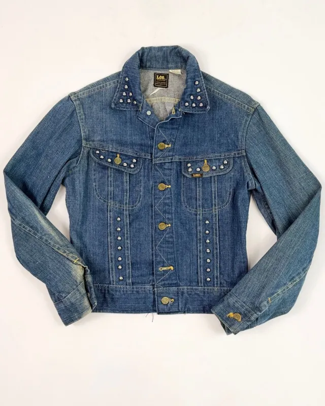 Studded Lee Denim Jacket sold by Feathers Vintage