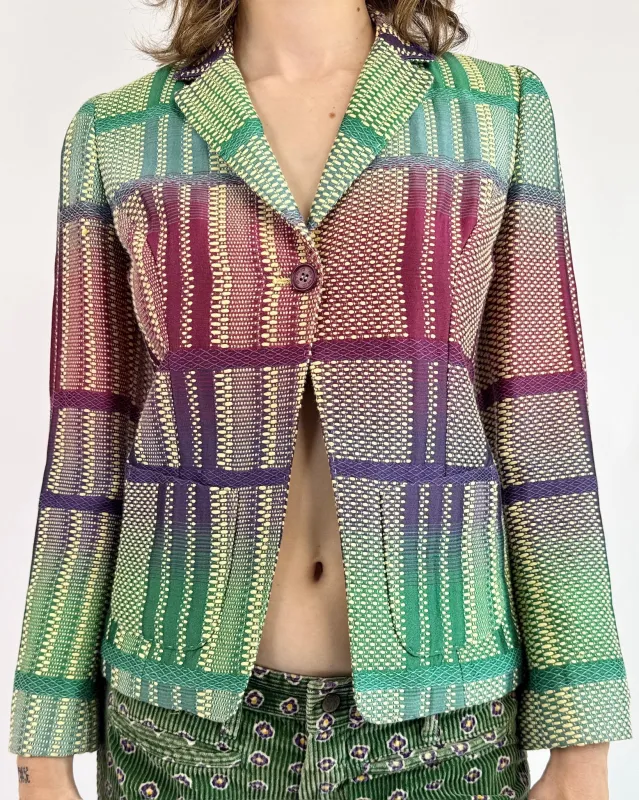 Etro Electric Plane Blazer made by Feathers Vintage