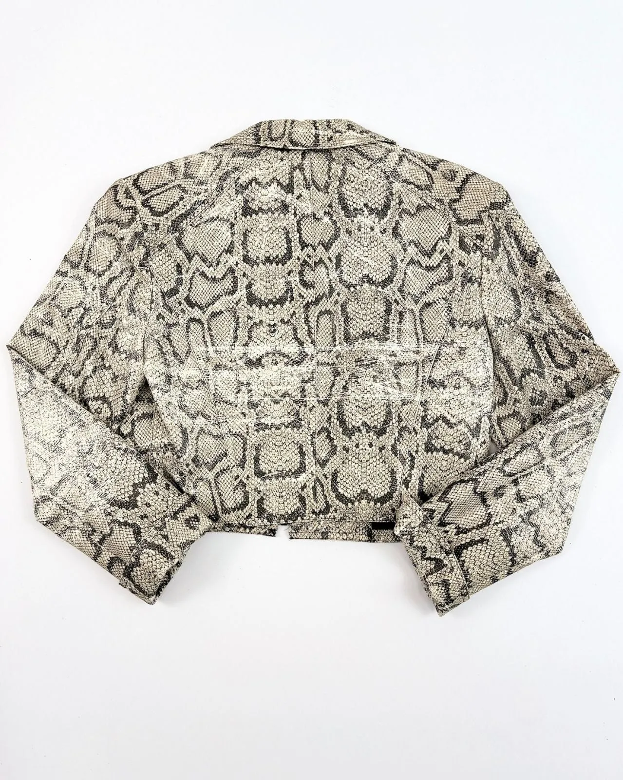 Y2K Faux Python Jacket sold by Feathers Vintage product image thumbnail 3