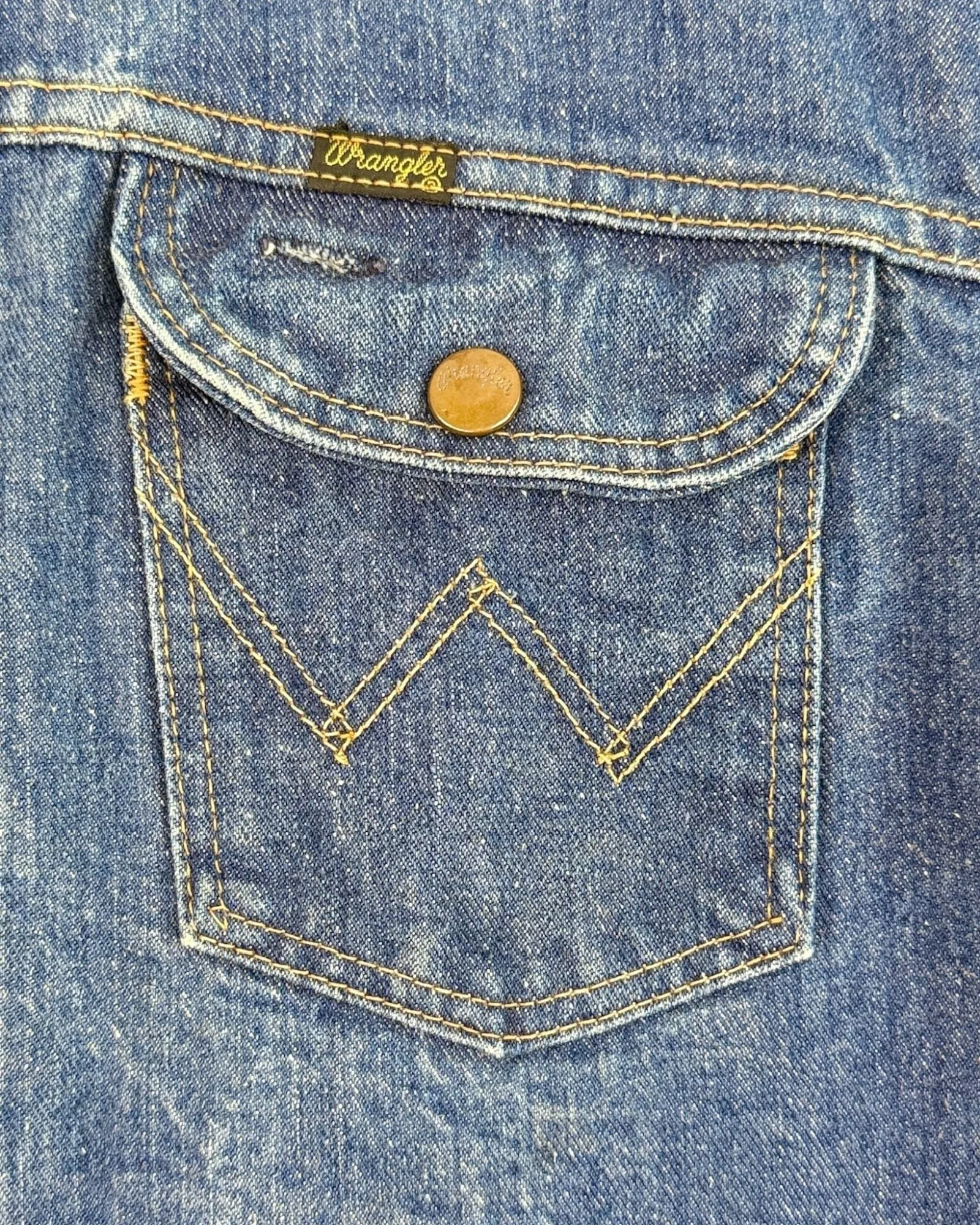 Perfect Wrangler Denim Jacket sold by Feathers Vintage product image thumbnail 2