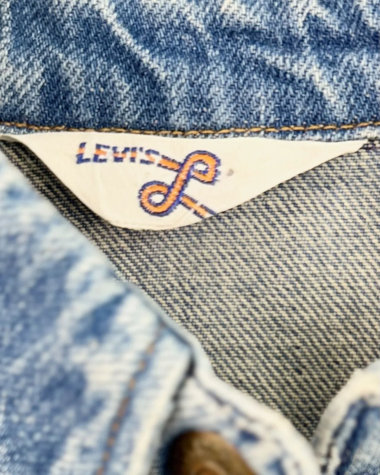 70s Orange Tab Levi's Denim Jacket sold by Feathers Vintage product image thumbnail 4