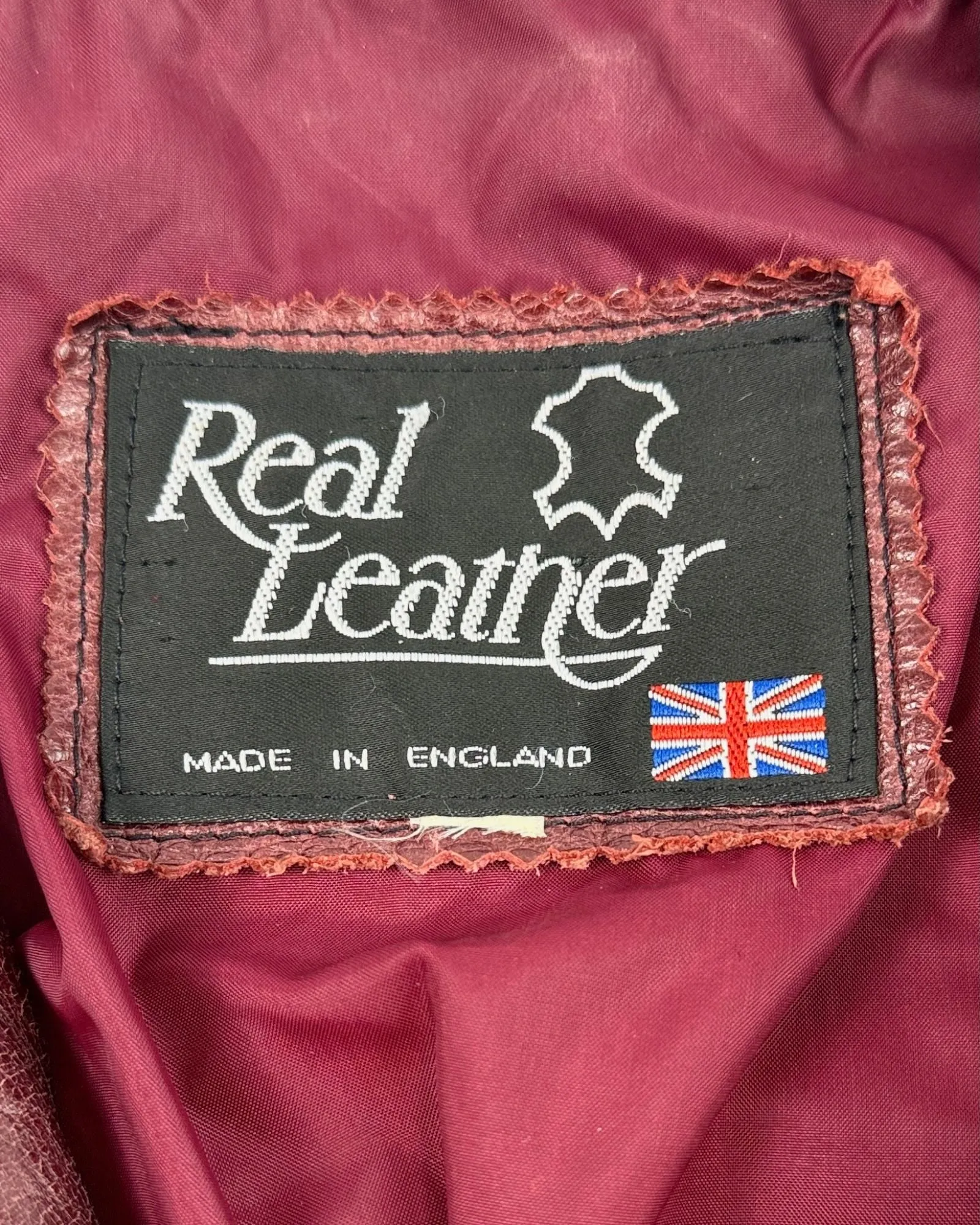 Oxblood Leather Jacket sold by Feathers Vintage product image thumbnail 4