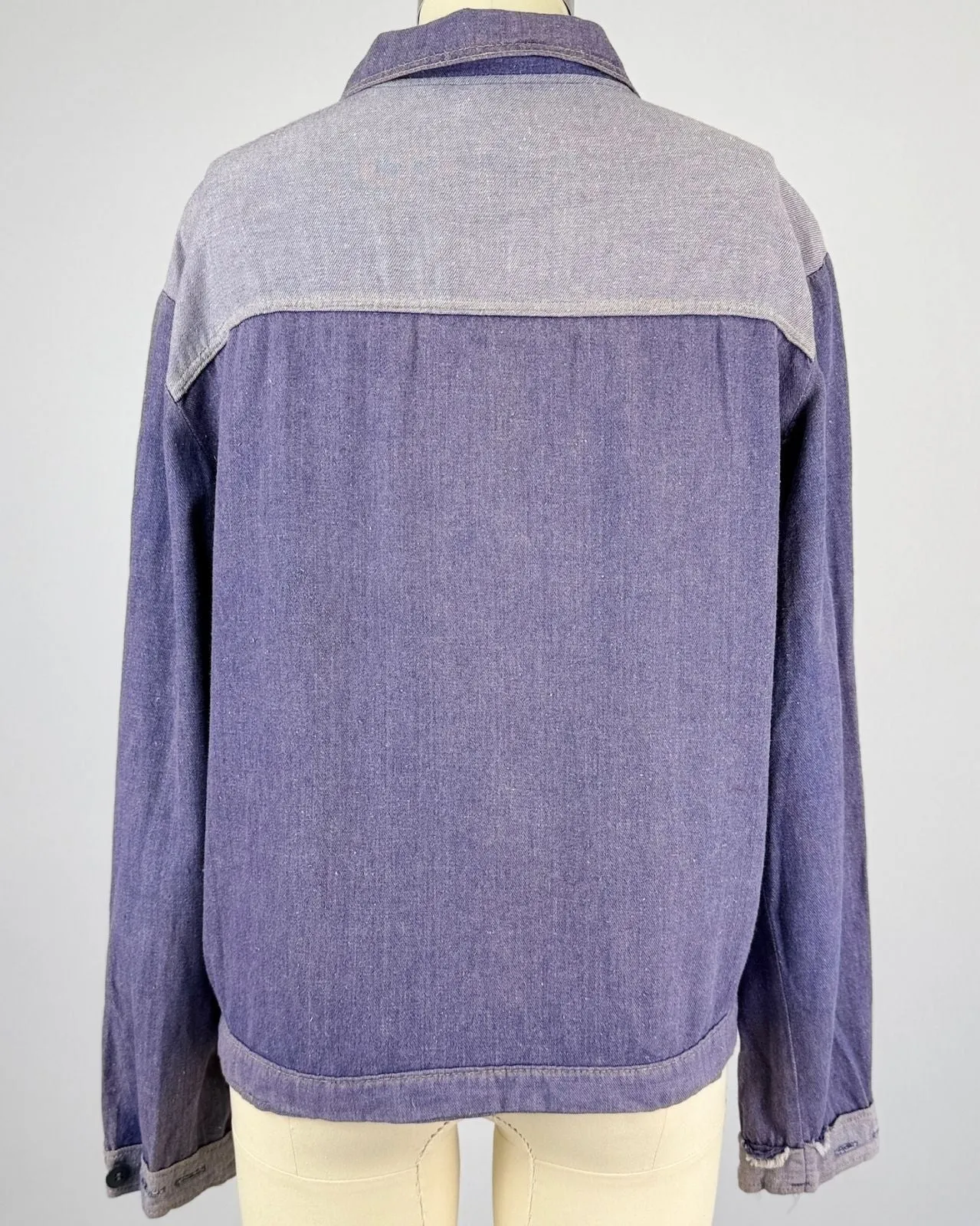 Purple French Workwear Jacket sold by Feathers Vintage product image thumbnail 5