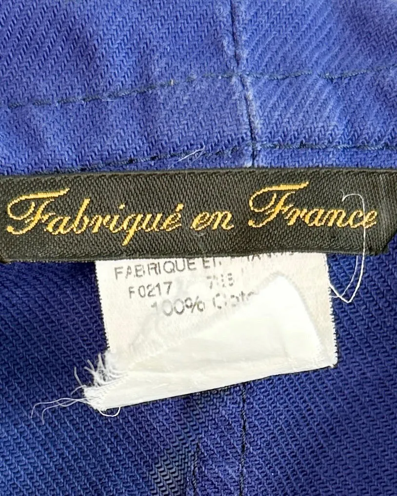 French Blue Workwear Jacket sold by Feathers Vintage product image thumbnail 4