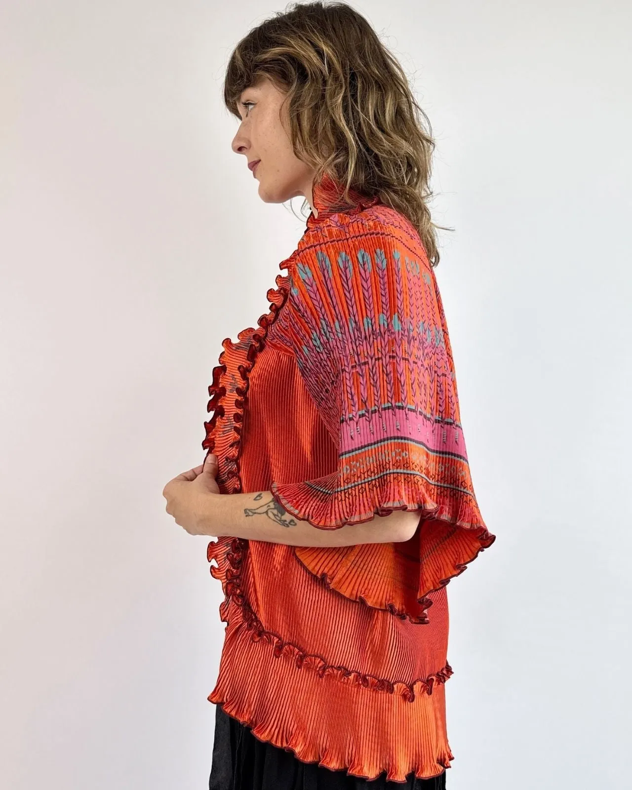 Zandra Rhodes Unfolding Beauty Jacket sold by Feathers Vintage product image thumbnail 4
