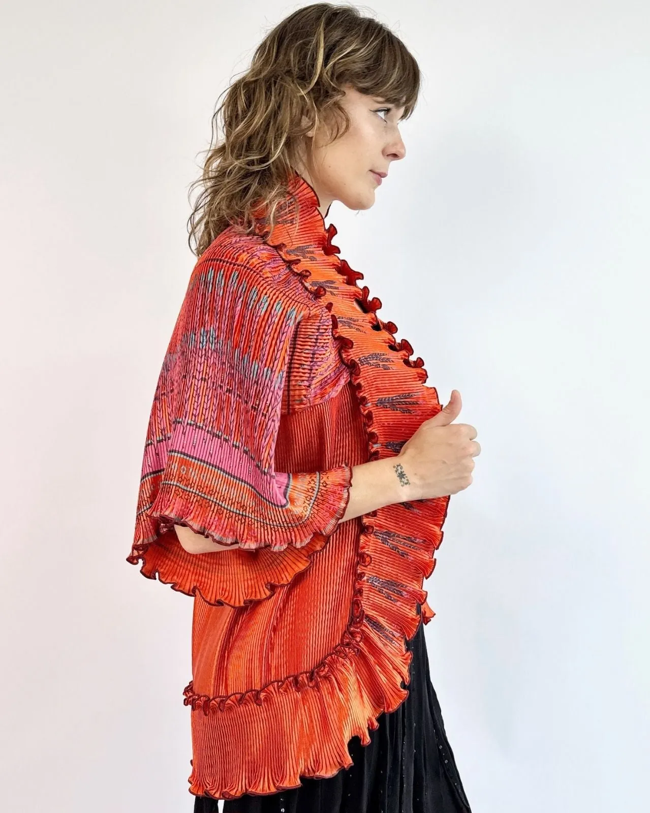 Zandra Rhodes Unfolding Beauty Jacket sold by Feathers Vintage product image thumbnail 5