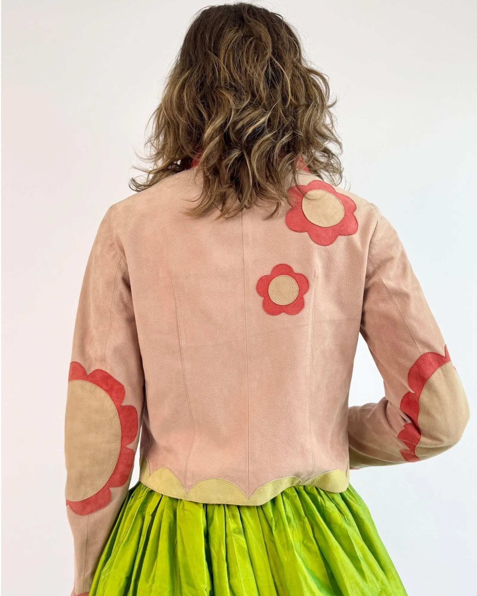 Moschino The Power of Flowers Leather Jacket sold by Feathers Vintage product image thumbnail 5