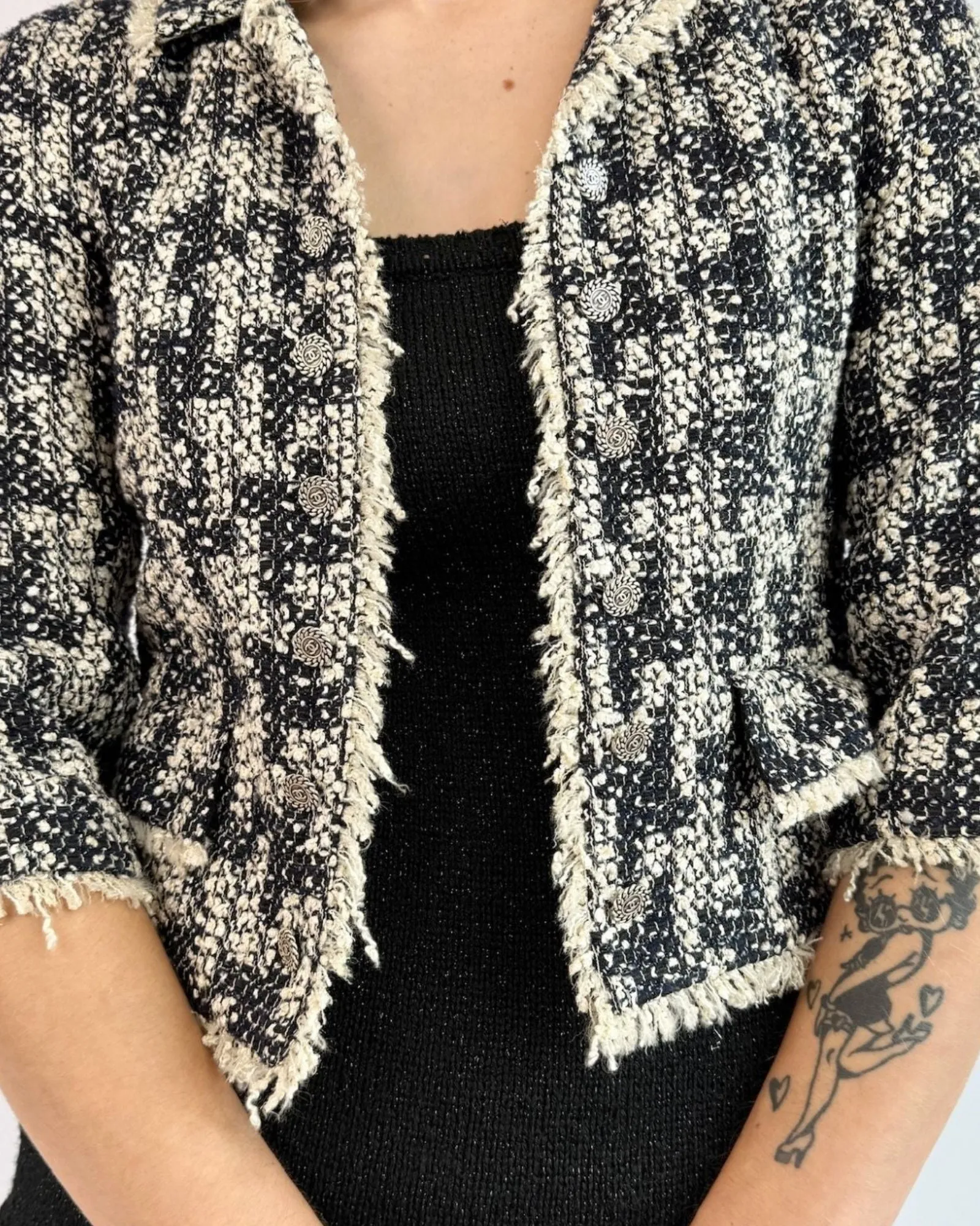Chanel I Dream of Tweed Jacket sold by Feathers Vintage product image thumbnail 3