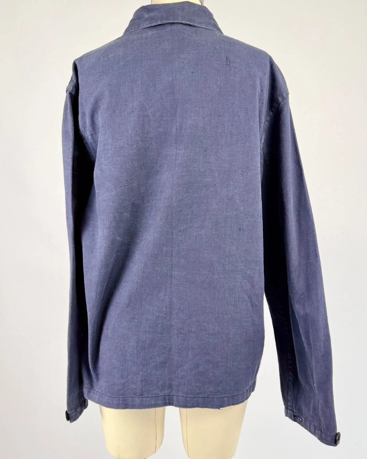 Navy Euro Workwear Jacket sold by Feathers Vintage product image thumbnail 4