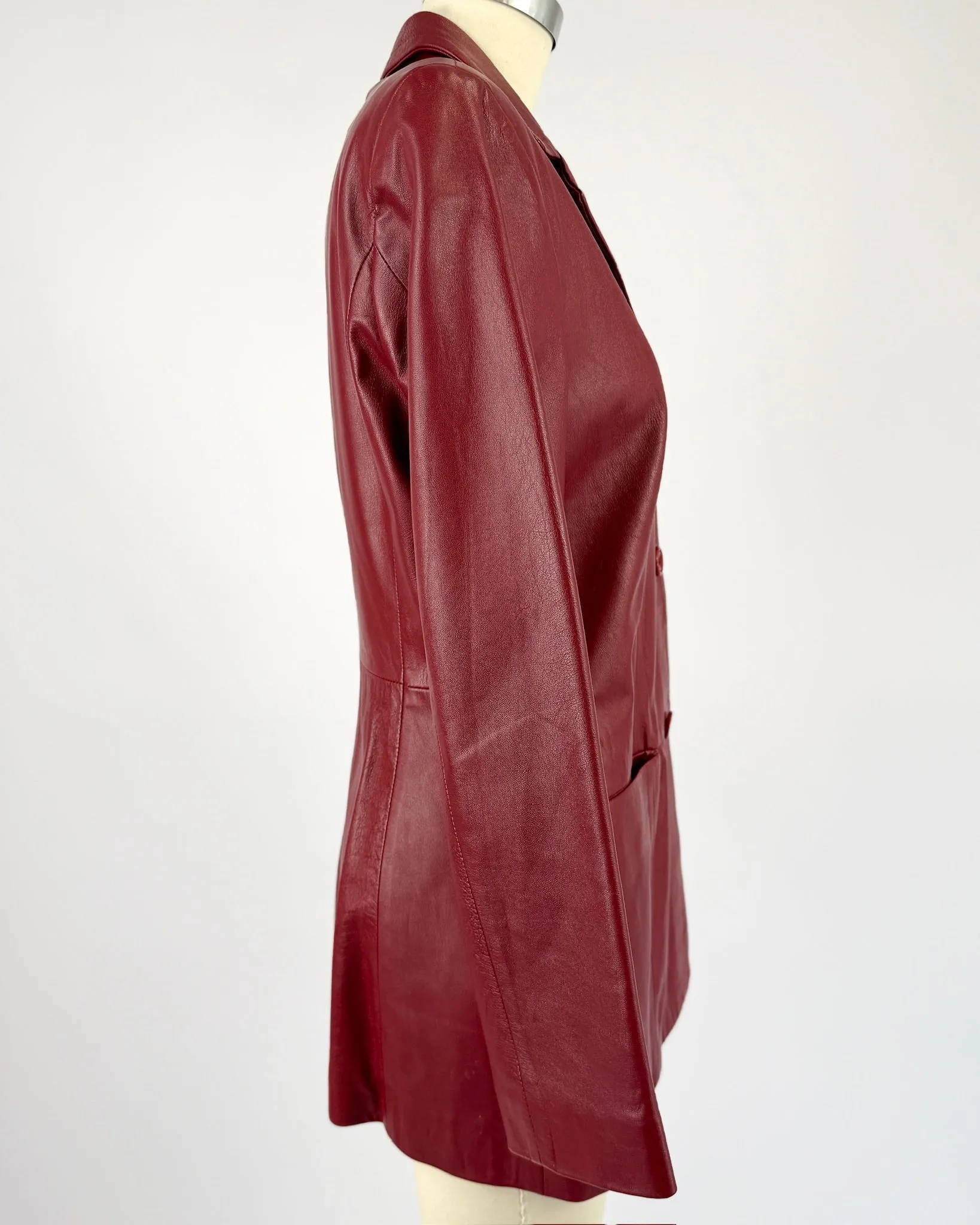Cuoieria Fiorentina Italian Red Jacket sold by Feathers Vintage product image thumbnail 3