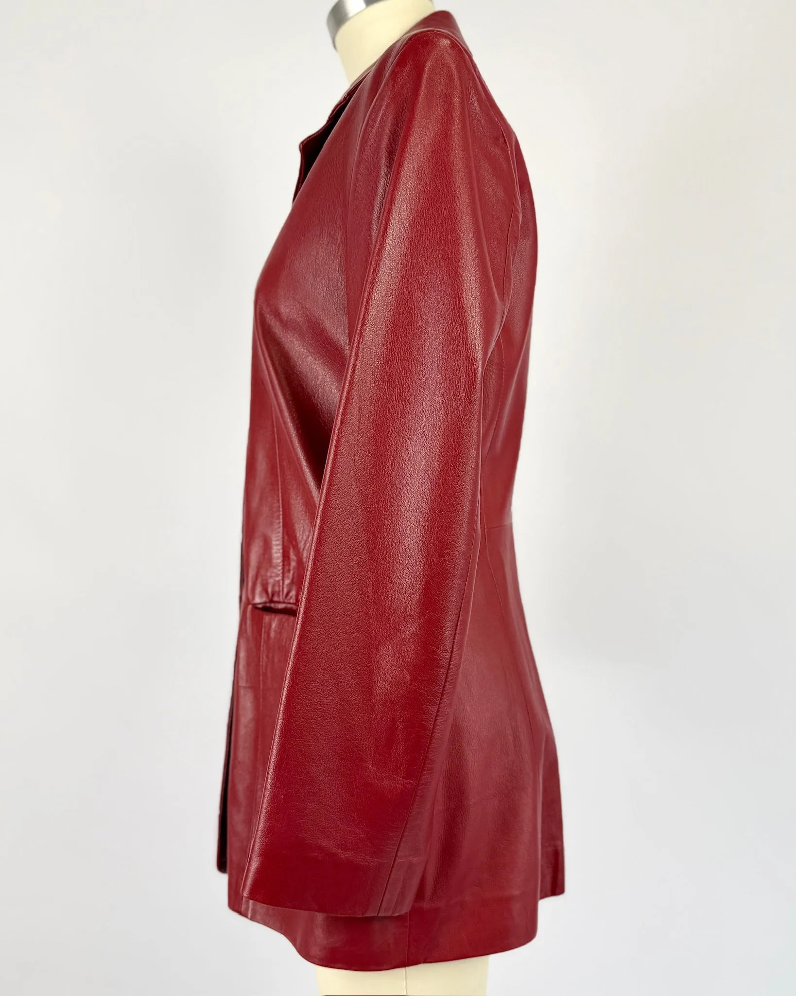 Cuoieria Fiorentina Italian Red Jacket sold by Feathers Vintage product image thumbnail 4