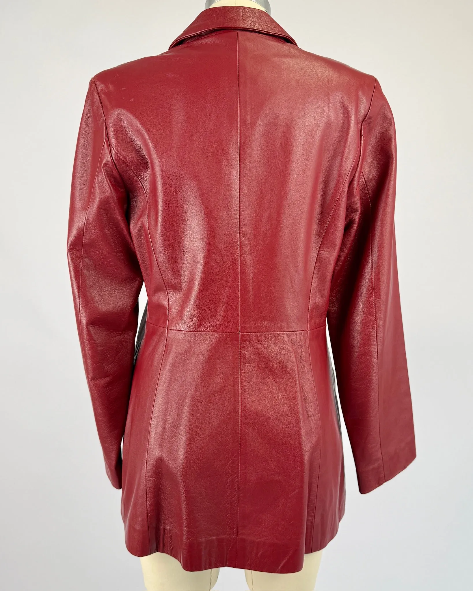 Cuoieria Fiorentina Italian Red Jacket sold by Feathers Vintage product image thumbnail 5
