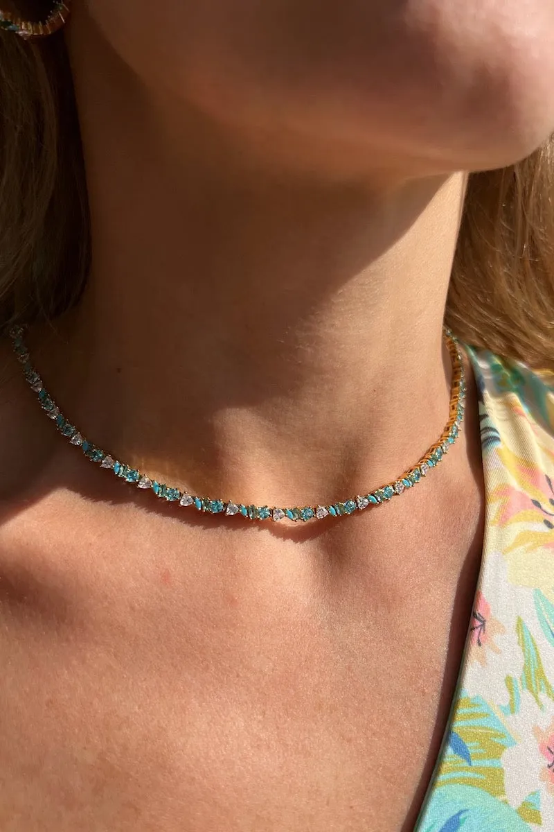 VIENNA MINI NECKLACE- TURQUOISE sold by Native Gem product image thumbnail 2