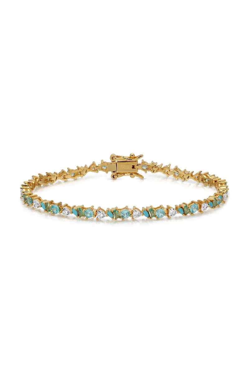 VIENNA MINI BRACELET- TURQUOISE sold by Native Gem