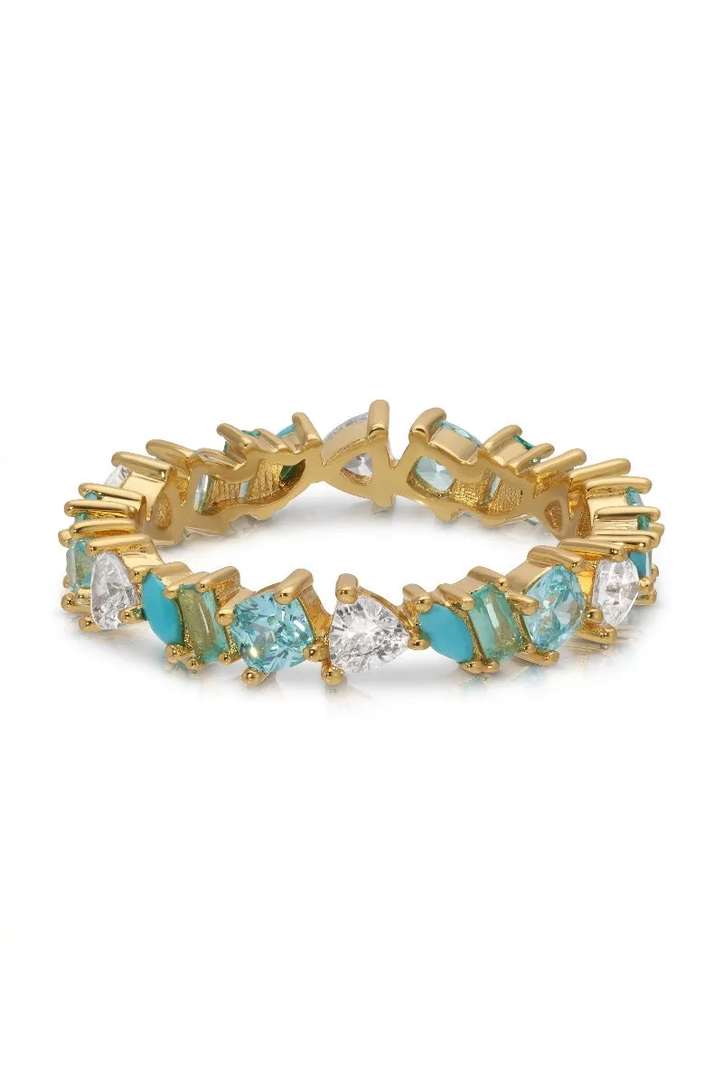 VIENNA MINI RING- TURQUOISE sold by Native Gem