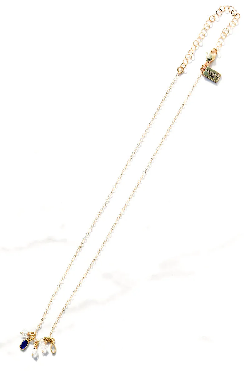 SUNSHOWER BLUE SAPPHIRE NECKLACE sold by Native Gem product image thumbnail 3