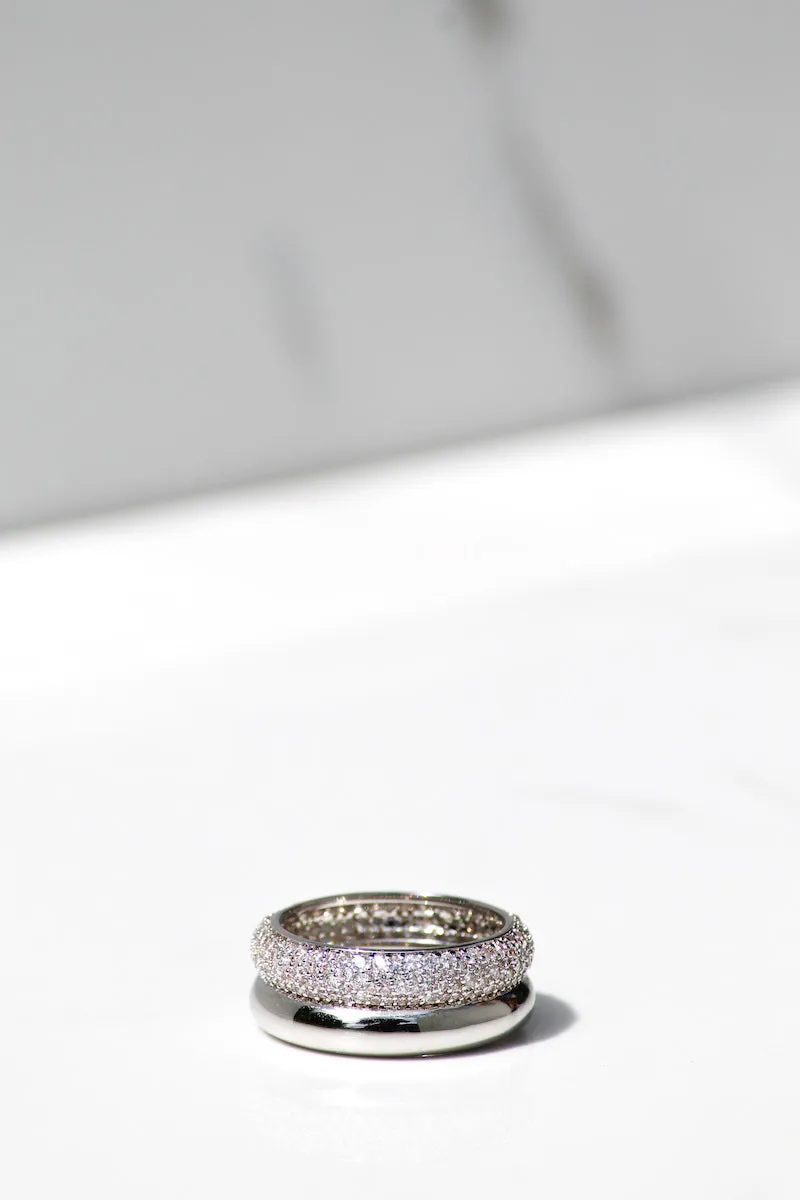 DOUBLE DONUT RING- STERLING SILVER sold by Native Gem