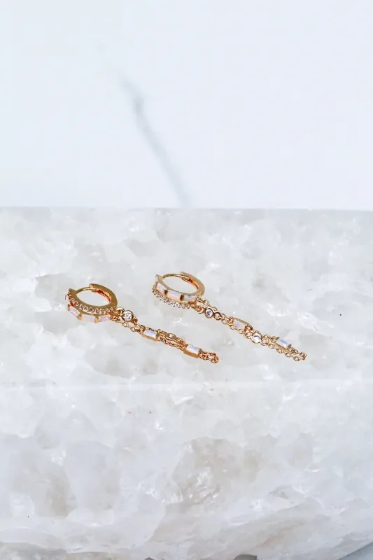 ORION EARRINGS- WHITE OPAL sold by Native Gem