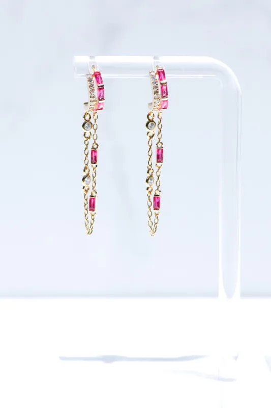 ORION EARRINGS- RUBY sold by Native Gem