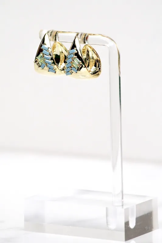 JUNIE EARRINGS- TURQUOISE sold by Native Gem