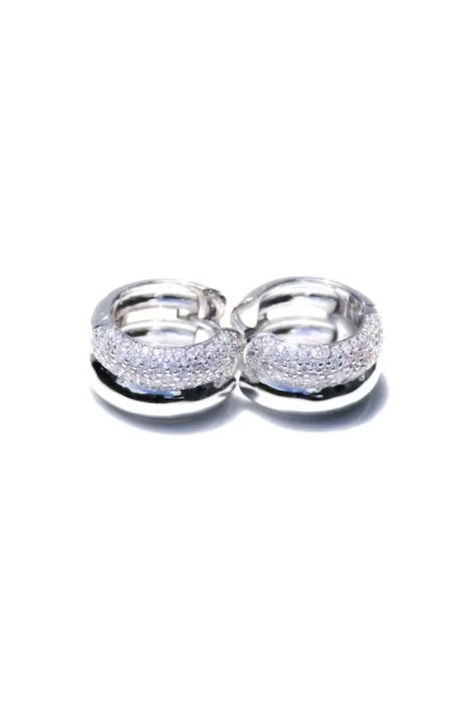 DOUBLE DONUT HUGGIES- STERLING SILVER sold by Native Gem
