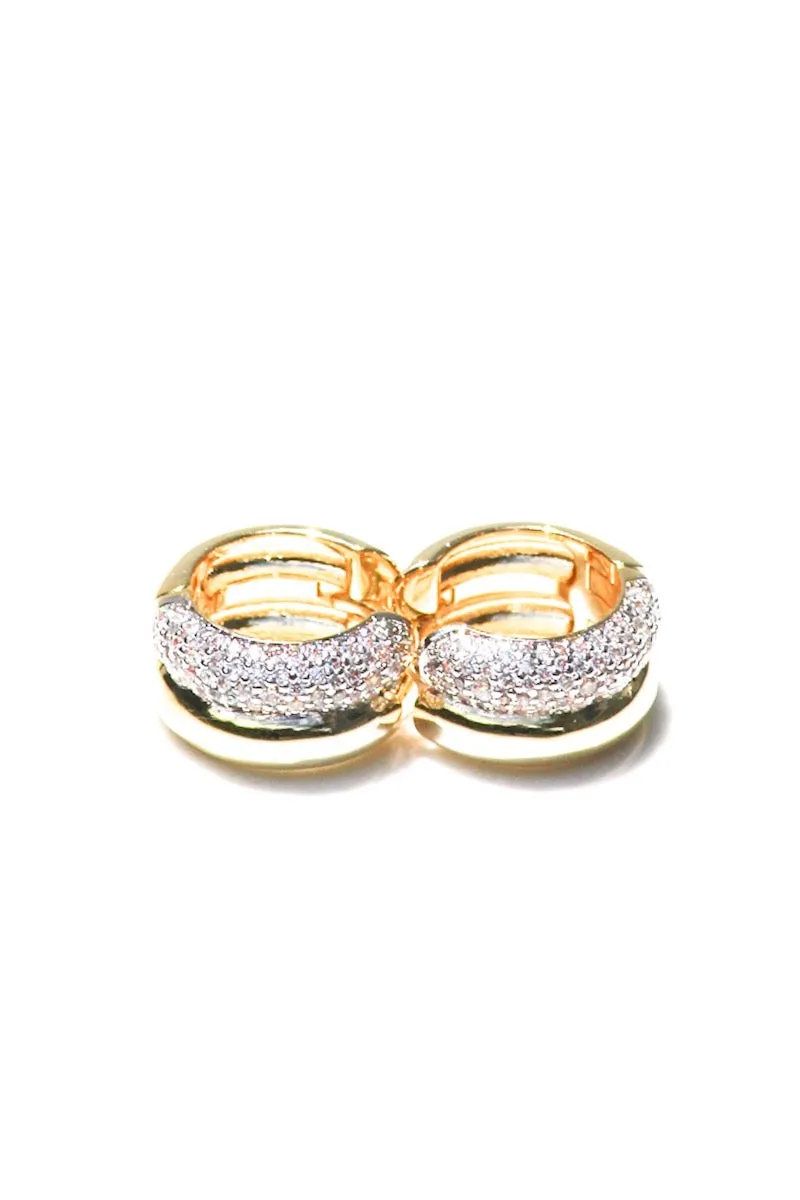 DOUBLE DONUT HUGGIES- 14K GOLD VERMEIL sold by Native Gem product image thumbnail 4