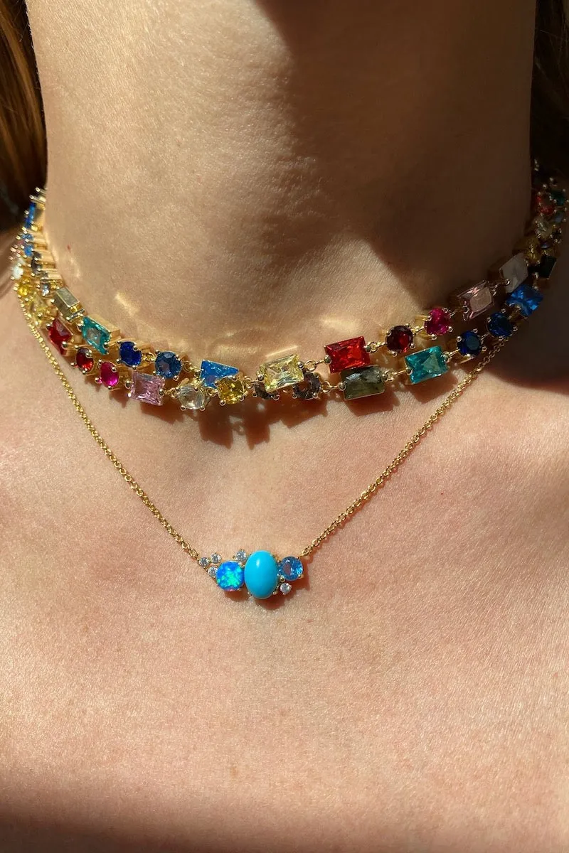 JAGGER NECKLACE- AZURE sold by Native Gem product image thumbnail 3