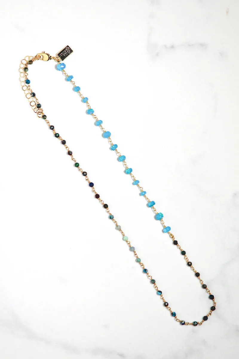 NEON WAVE OPAL NECKLACE sold by Native Gem