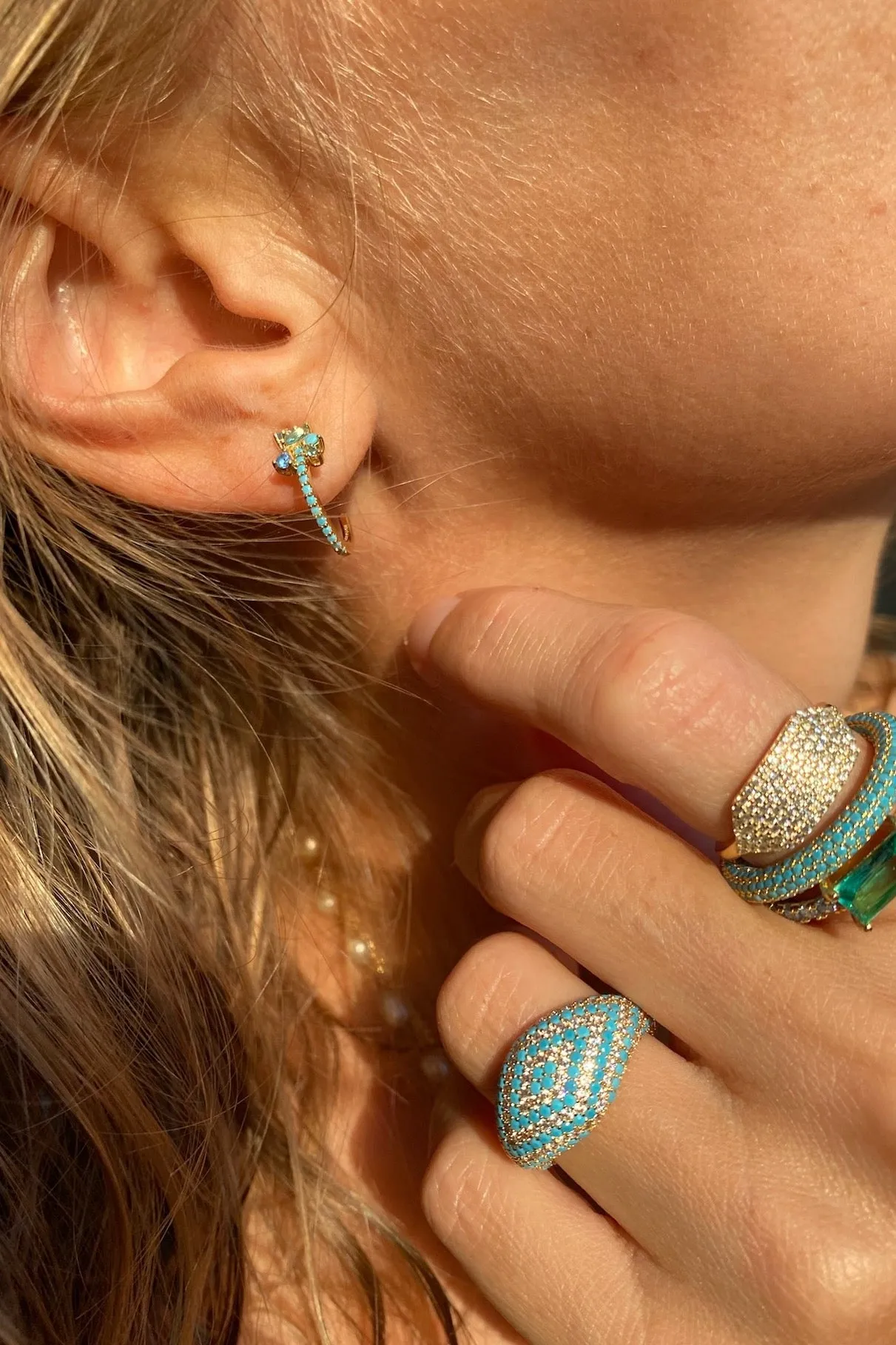 TROPICALE HUGGIES- TURQUOISE sold by Native Gem product image thumbnail 2