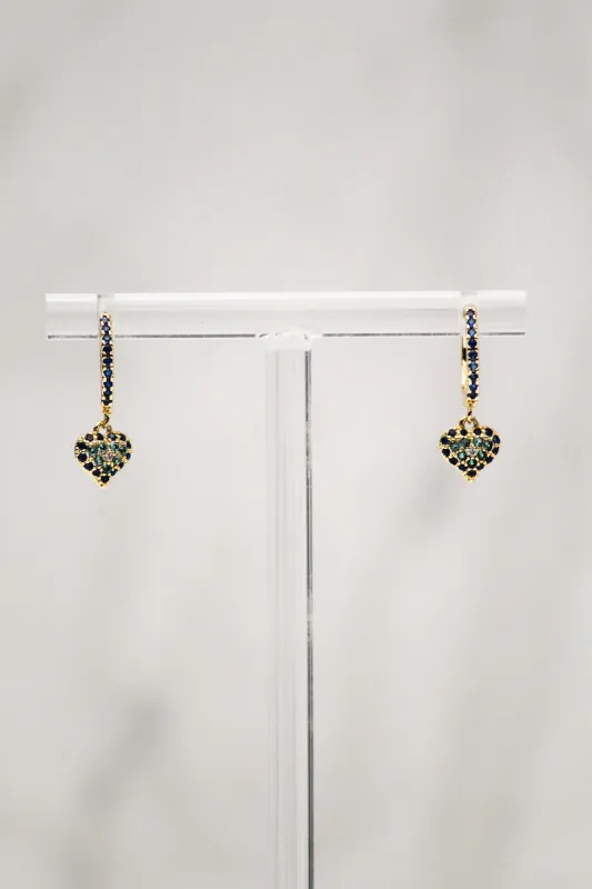 QUEEN OF HEARTS HUGGIES- BLUE OMBRÉ sold by Native Gem