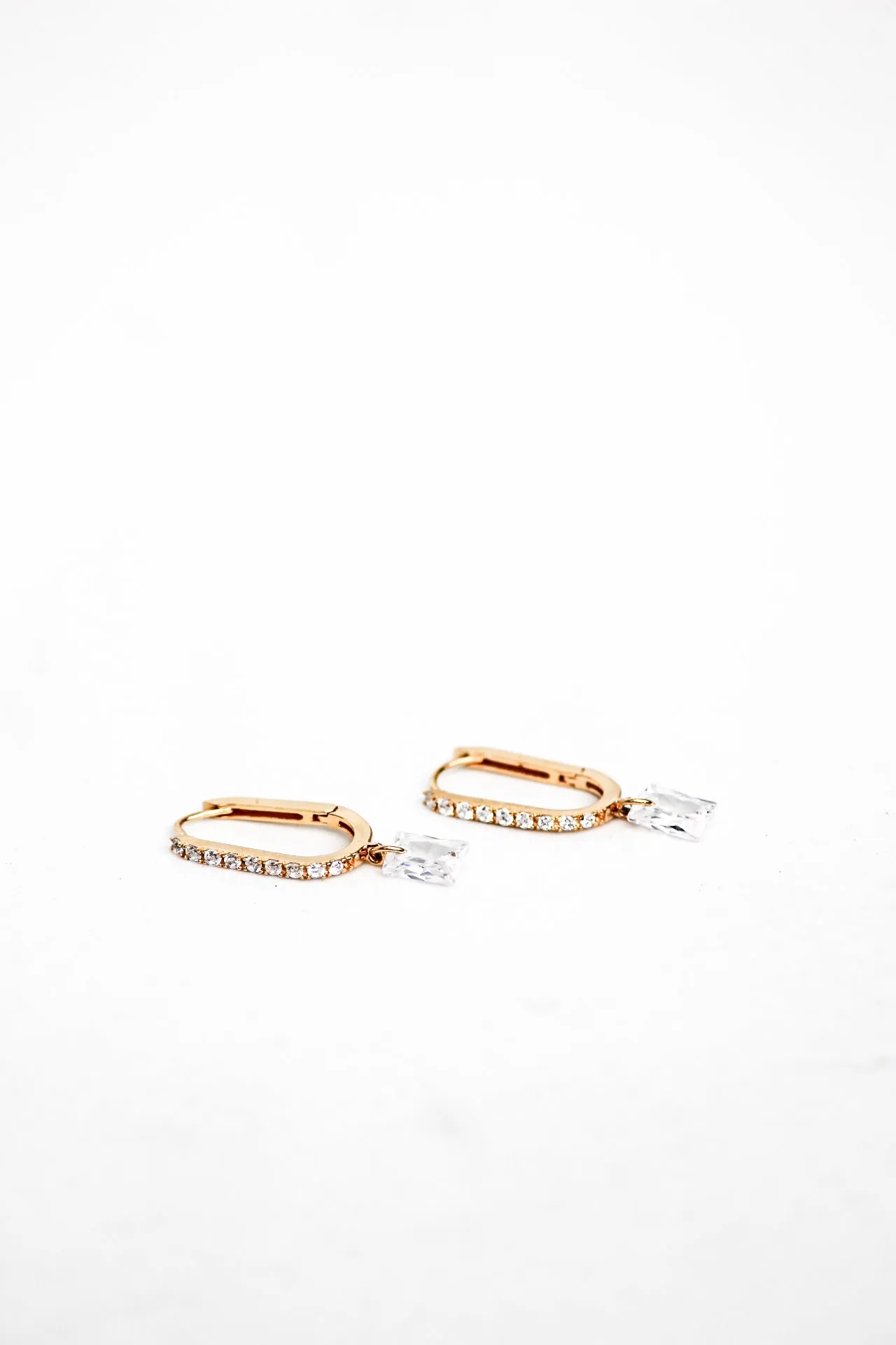 BON BON RECTANGLE HUGGIES-14K GOLD VERMEIL sold by Native Gem product image thumbnail 2
